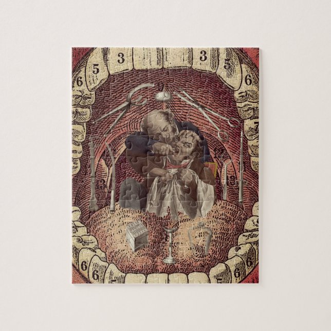 Tandläkargåvor från vintage pussel (Vertikal)