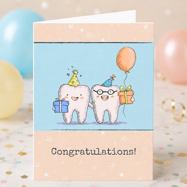 Tandläkargrattis Kort (Dentist Congratulations Card)