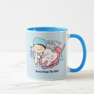 Tandläkarillustration Mugg