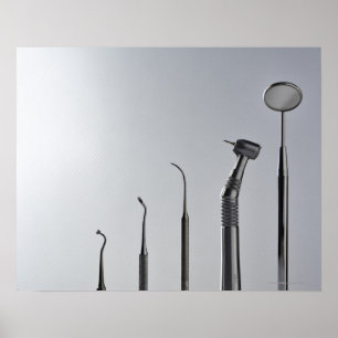 Tandläkarinstrument Poster