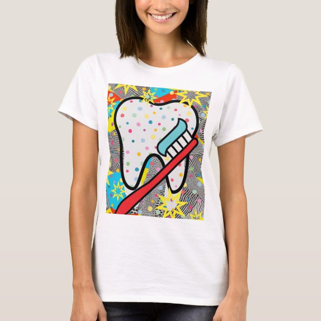 Tandläkarkonst T Shirt (Framsida)