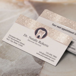 Tandläkarkontoret i Dentren i Dentist Modern Ivory Tidsbeställning Kort