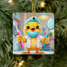 TandläkarKyckling Ornament