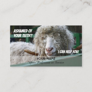 Tandläkarnas fina tänder mot skammusslor visitkort