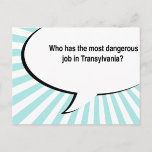 tandläkarskämt i Transsylvanien Vykort