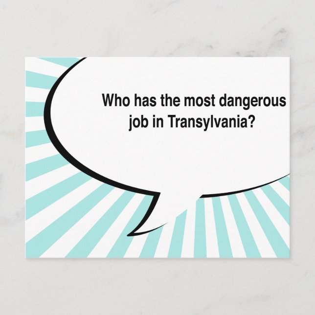 tandläkarskämt vykort (Framsida)