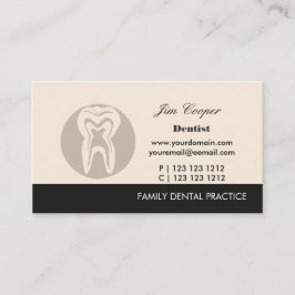 Tandläkartandläkare för Professionell Visitkort