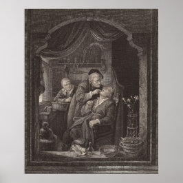 Tandläkarundersökning, Baroque Era, Gerrit Dou Poster