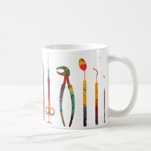 Tandläkarverktyg Kaffemugg