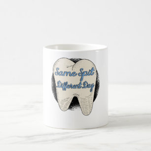Tandläkaryrket tandtekniker tandläkare tandläka kaffemugg