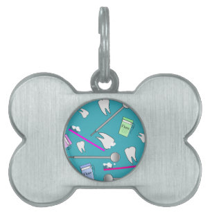 Tandläkaryrket Verktyg Design Namnbricka Husdjur