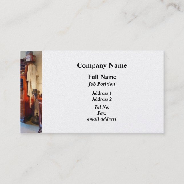 Tandlampa med Lab-Jacka Visitkort (Framsida)