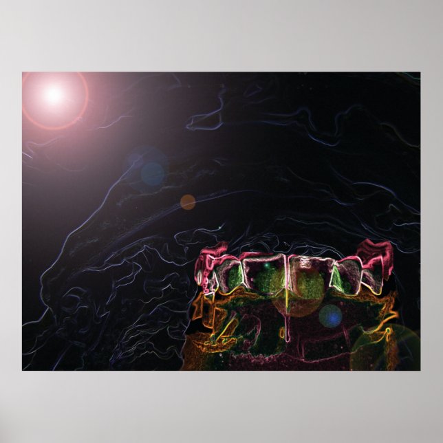 Tandmodellsdesign Tentist Orthodontist Poster (Framsidan)