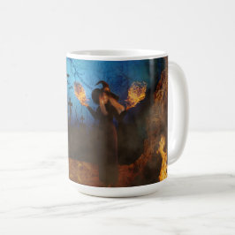 Tändning vid brand kaffemugg