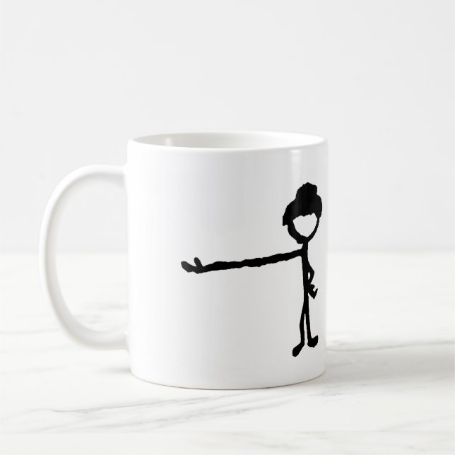 Tandpetare muggen kaffemugg (Vänster)