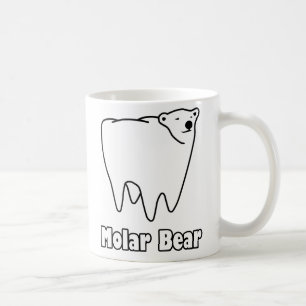 Tandremsa för molarklär Polar Kaffemugg