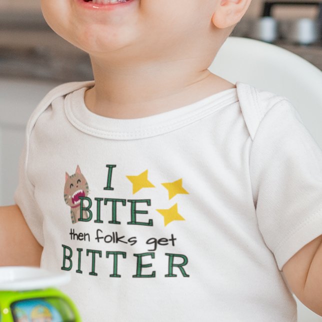 Tandsprickande bebis bits gör folk bitter t shirt (Skapare uppladdad)