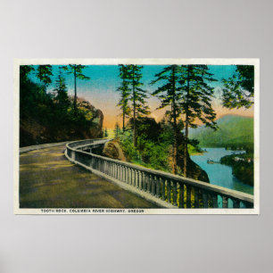 Tandsten på den Columbia RiverColumbia floden, Poster