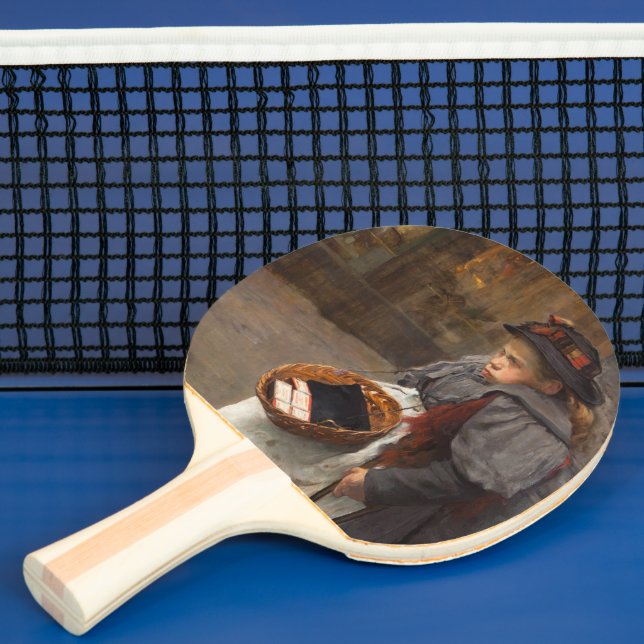 Tändsticksflicka Stackars gatumunk Ungdomsfattigdo Pingisracket (Insitu)