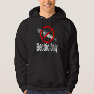 Tändstift Överstrukna Elbilar Hoodie