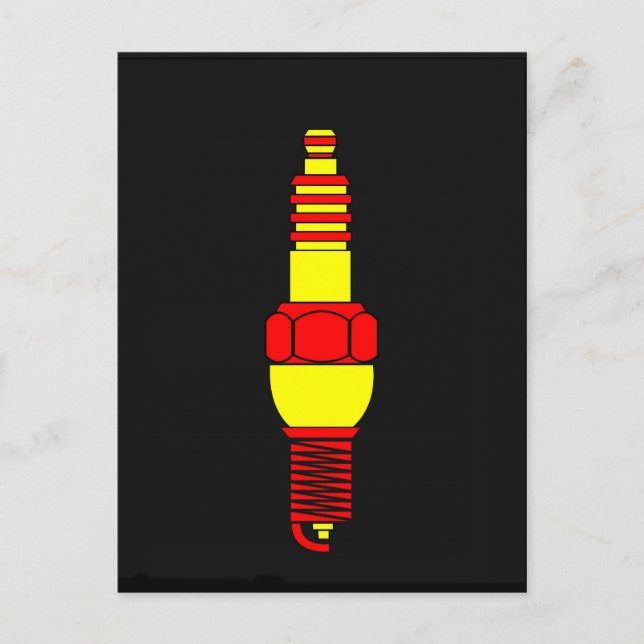 Tändstift Vykort (Framsida)