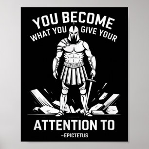 Tandstyrka Stoic Epictetus Manar Poster