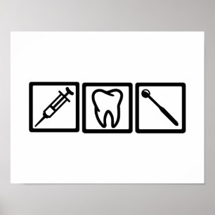 Tandsymboler Poster