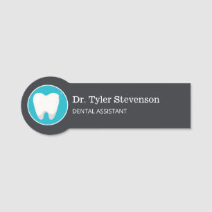 Tandtandad tandtandläkarassistent, Logotyp Namnbricka