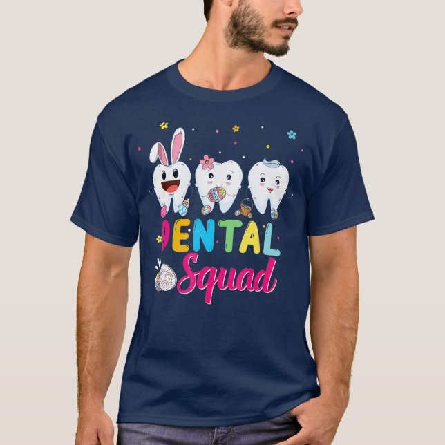 Tandtandad tandtorgsassistent Påsk T Shirt (Framsida)