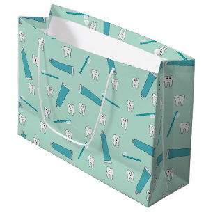 Tandtandad tandtråd Teal Mint Tothpaste Toothpush