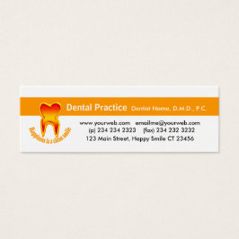 Tandtandens Teckning Möte Litet Visitkort