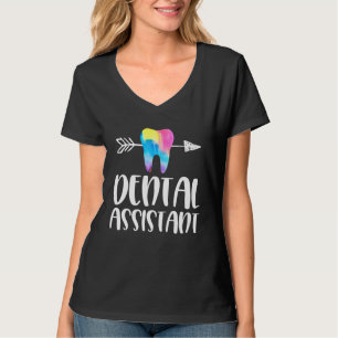 Tandtandläkarassistent för tandläkarassistent t shirt