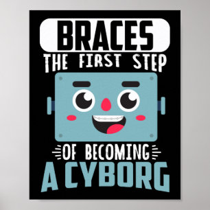 Tandtandparenteser som börjar bli en bekväm ortodo poster