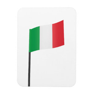 Tandtandpur, italiensk flagga magnet