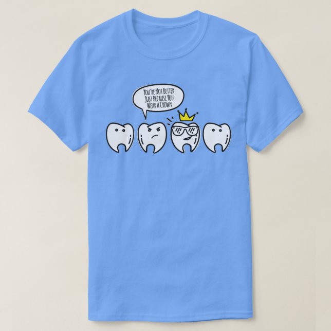 Tandtandshygienist i Krona T Shirt (Design framsida)