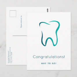 Tandtandsläktet Tandvård Studenten Vykort