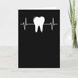 Tandtandstandtandshygienist Heartslag Gift Kort