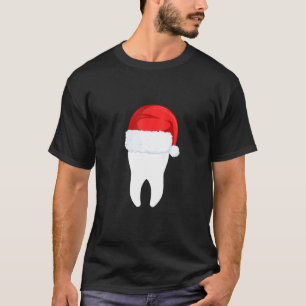 Tandtandstensfärgad julklapp med tomten Ha T Shirt
