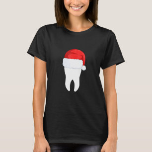 Tandtandstensfärgad julklapp med tomten Ha T Shirt