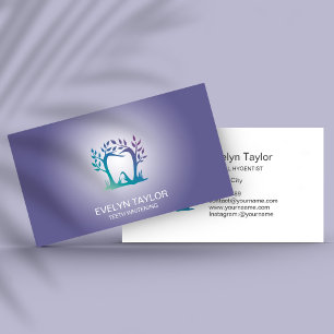 Tandtandstenttänder Whitening Smile Krona Visitkort