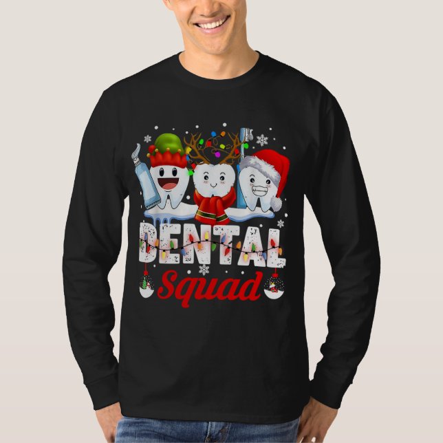 Tandtandstreck Tandtandborste Dentist Hygienist Ch T Shirt (Framsida)