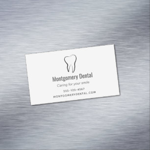 Tandtandtand Tandvård Clinic Oral Hygiene Magnetiska Visitkort