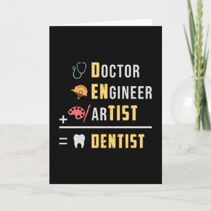 Tandtandtråd Tandtråd Doktor Tandfunny Gift Idea Kort