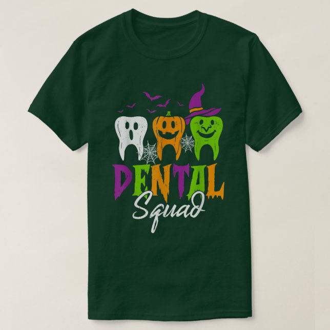 Tandtorget, tre tandtråd, tonårshallen t shirt (Design framsida)