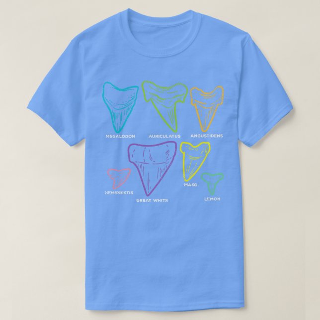 Tandtyper Fossil Hunting T Shirt (Design framsida)