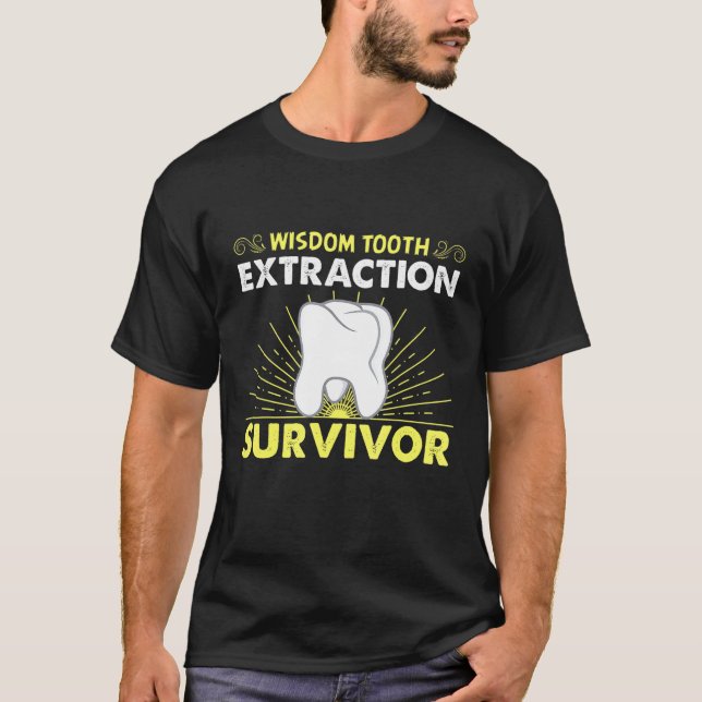 Tandutdragning av Wisdom Dentist T Shirt (Framsida)