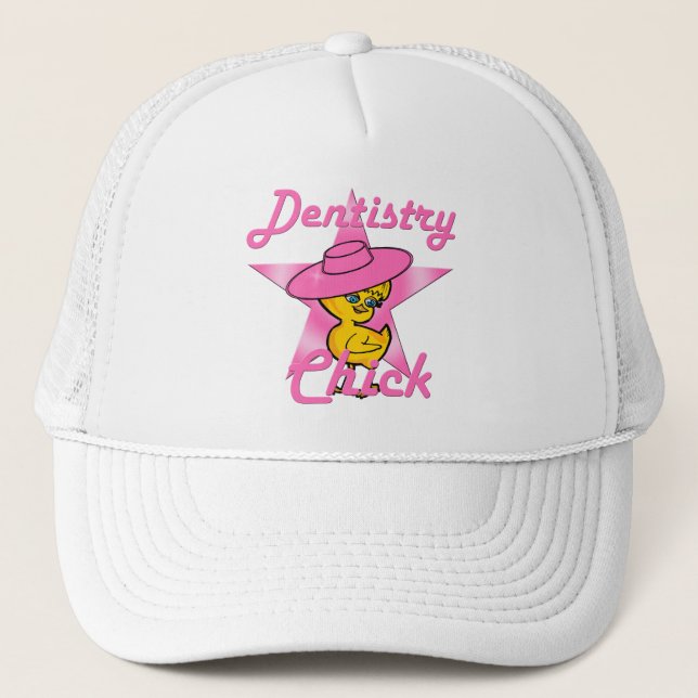 Tandvård Chick #8 Truckerkeps (Framsida)