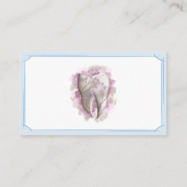 Tandvård. Dentist/tandassistent. Mall Visitkort