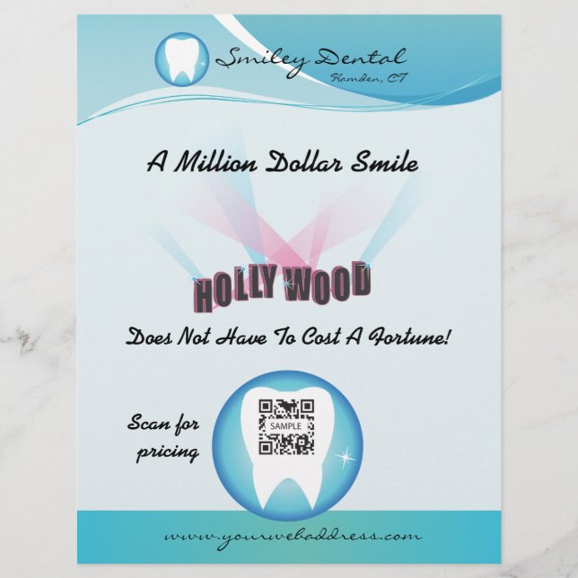 Tandvård för flygblad (Framsidan)