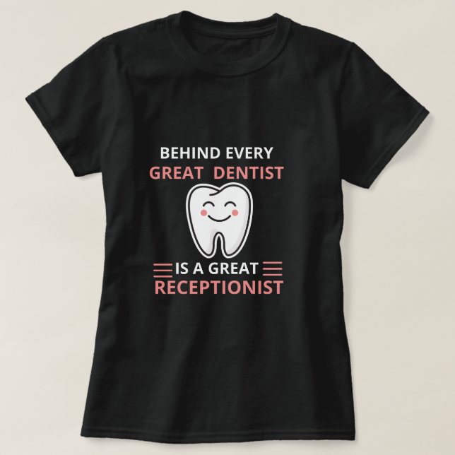 Tandvård Funny Women's Tooth Graphic Dental T Shirt (Design framsida)